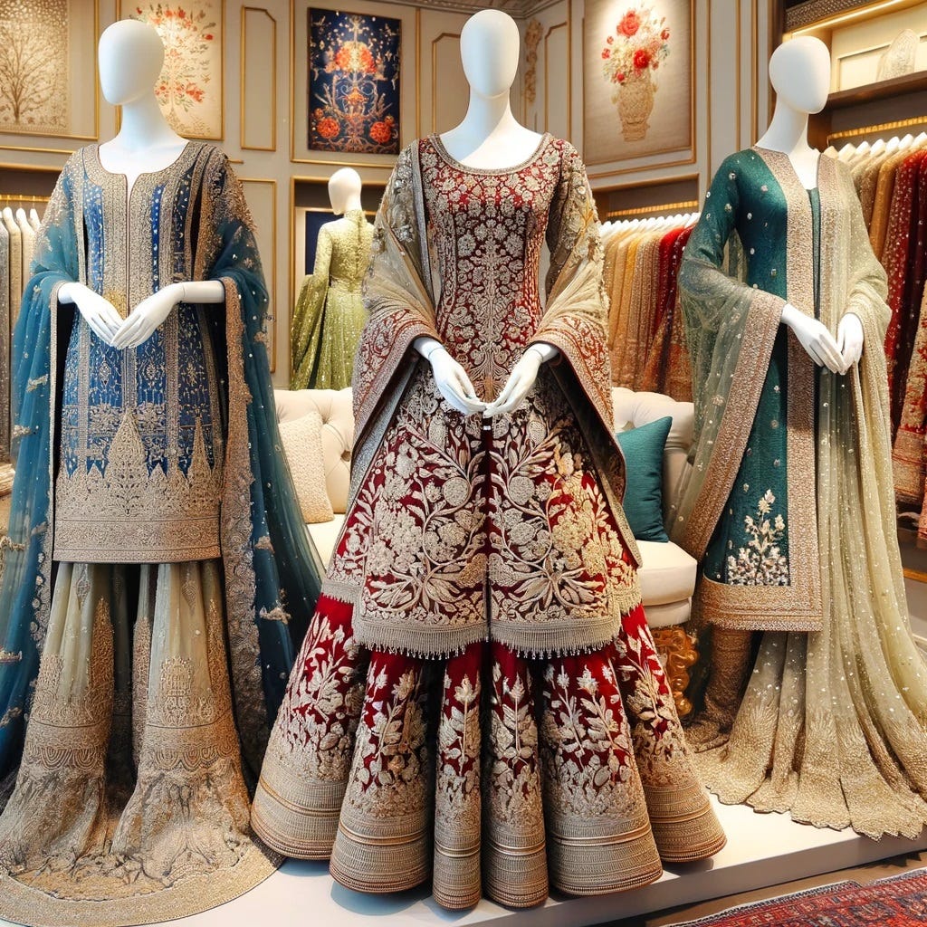 hand-embellished dresses